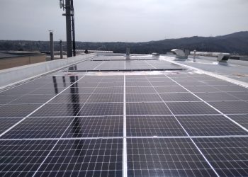 Instalacion obra autoconsumo industrial Energiber EIDE Barcelona