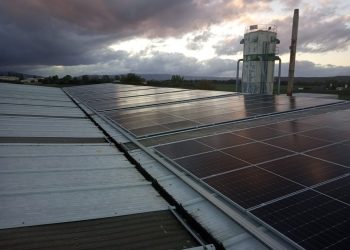 Instalacion obra autoconsumo industrial Energiber Maderas Xinzo Ourense