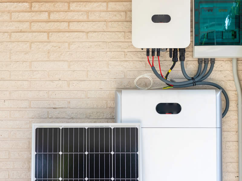 Conexión de paneles solares a baterías para autoconsumo aislado en vivienda - Energiber