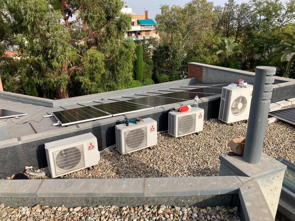Instalacion obra autoconsumo Residencial Energiber en Vallvidrera, Barcelona
