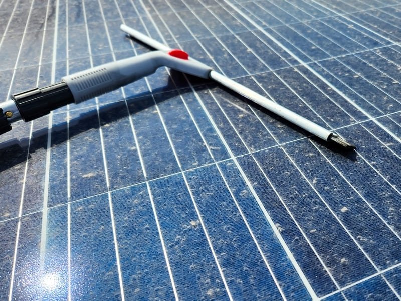 Suciedad en panel solar - Energiber