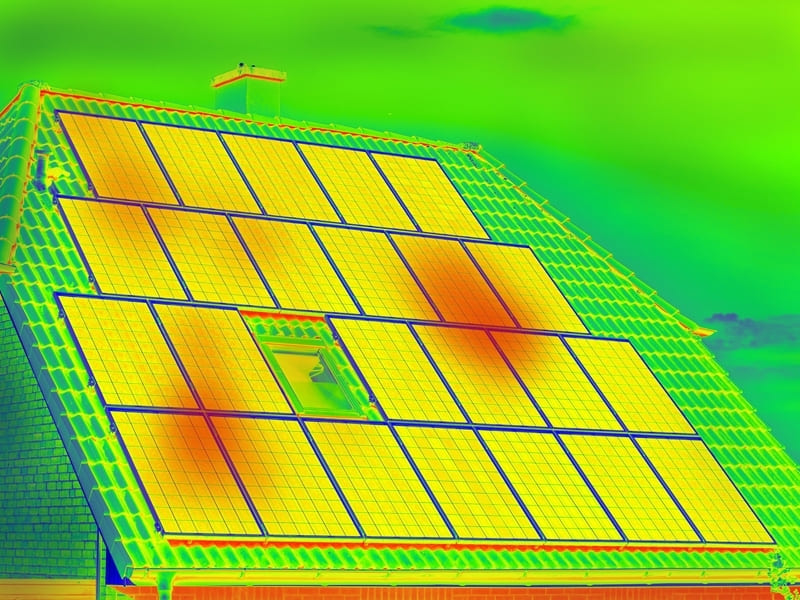 Temperatura panel solar - Energiber